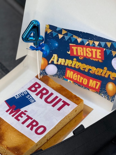 4-year nuisance anniversary cake for STIB