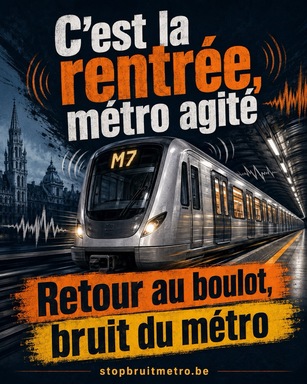 C’est la rentrée, métro agité — Retour au boulot, bruit du métro